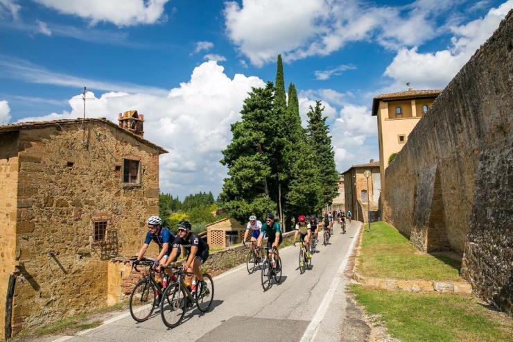 Toscane-Siena-Strade Bianchi-Bidong-Fietstransport
