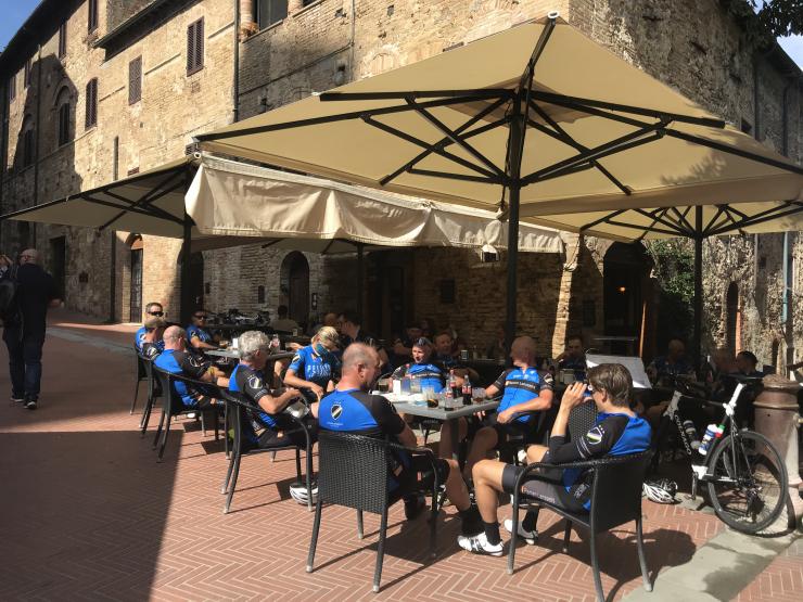 Toscane-Siena-Strade Bianchi-Bidong-Fietstransport