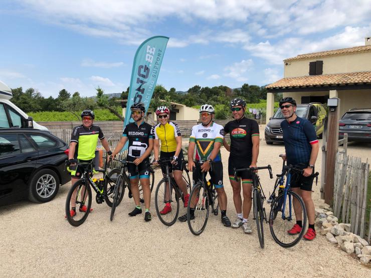 Bidong - Fietsreis naar Ventoux - Fietstransport