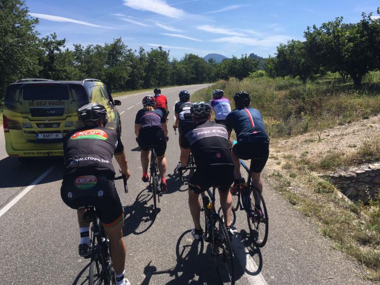 Bidong - Fietsreis naar Ventoux - Fietstransport